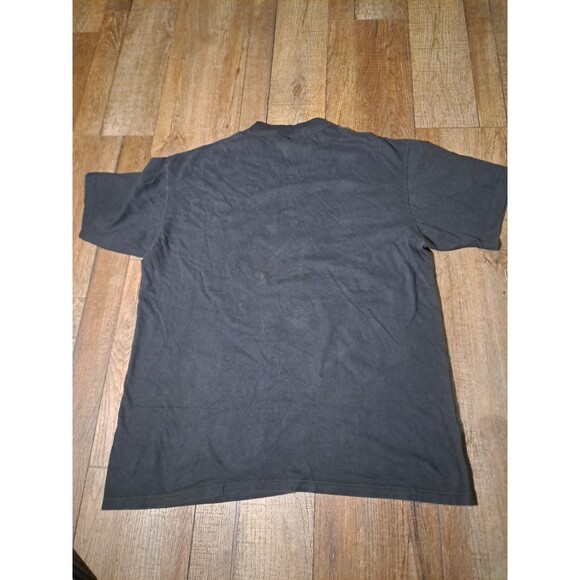 Single Stitch Nashville Shirt Mens L Black Neon Splattered Paint Tourist Tee - Picture 5 of 5